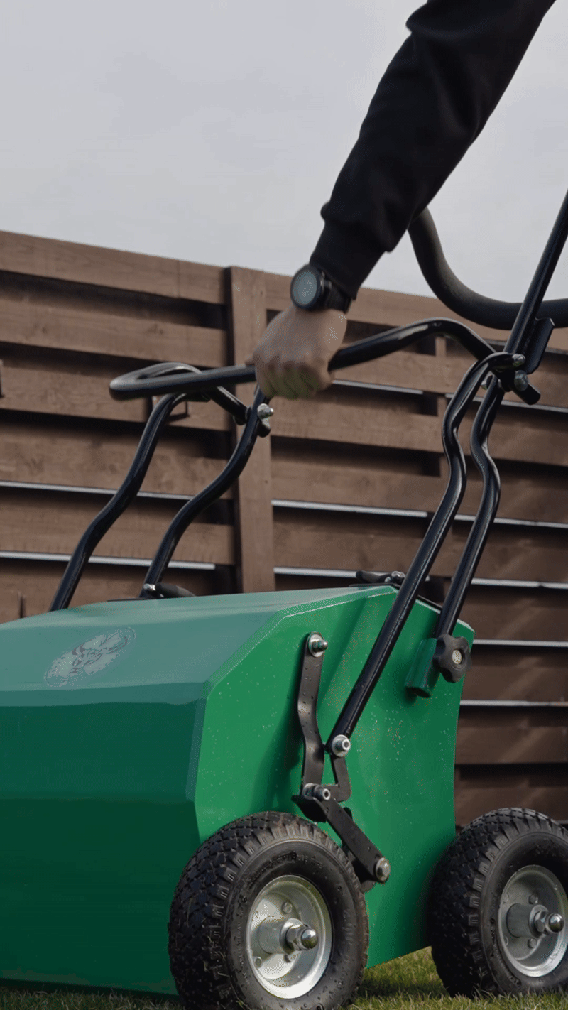 Lowering the aerator spikes