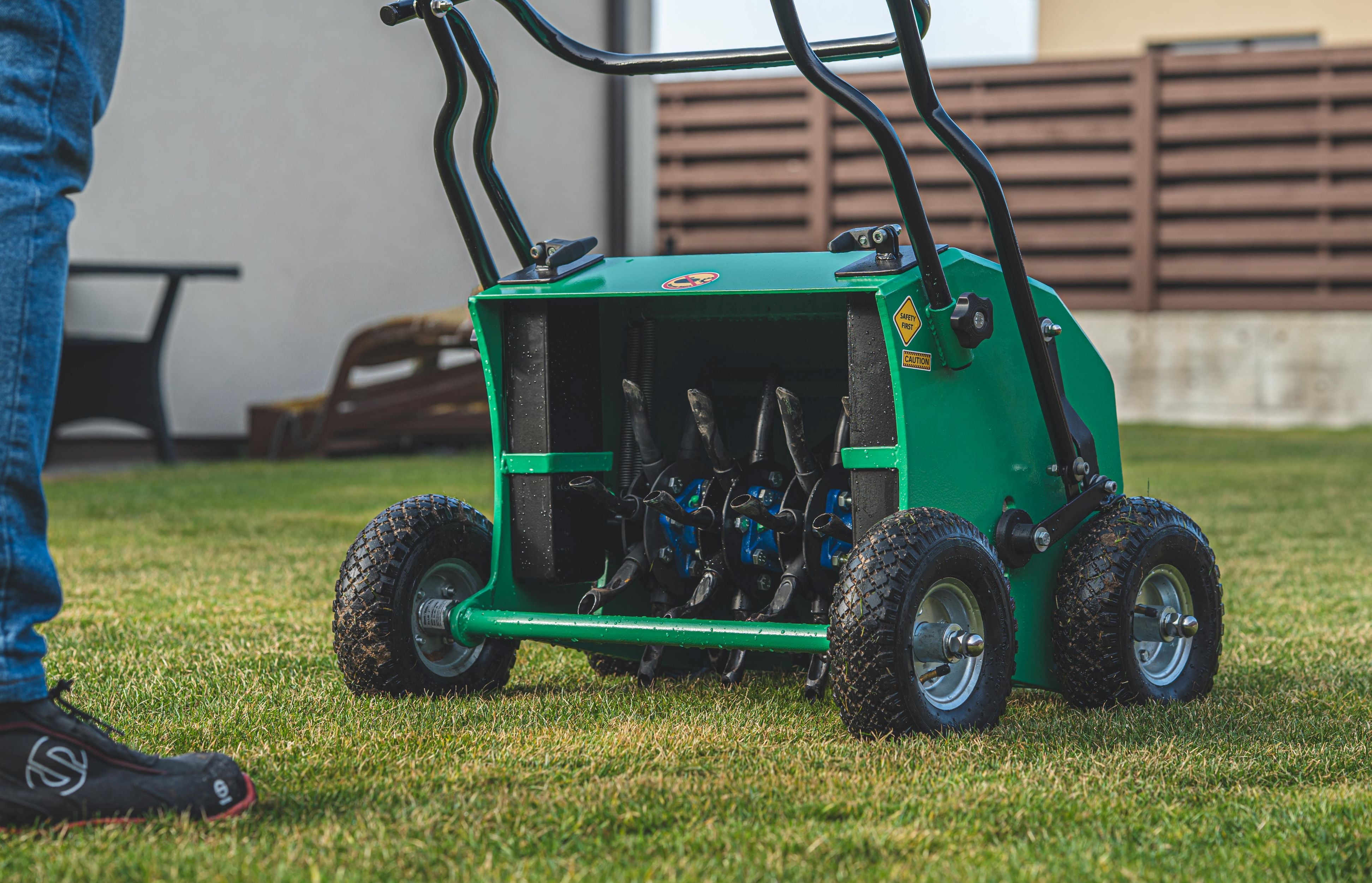 Power Your Lawn with Manpower